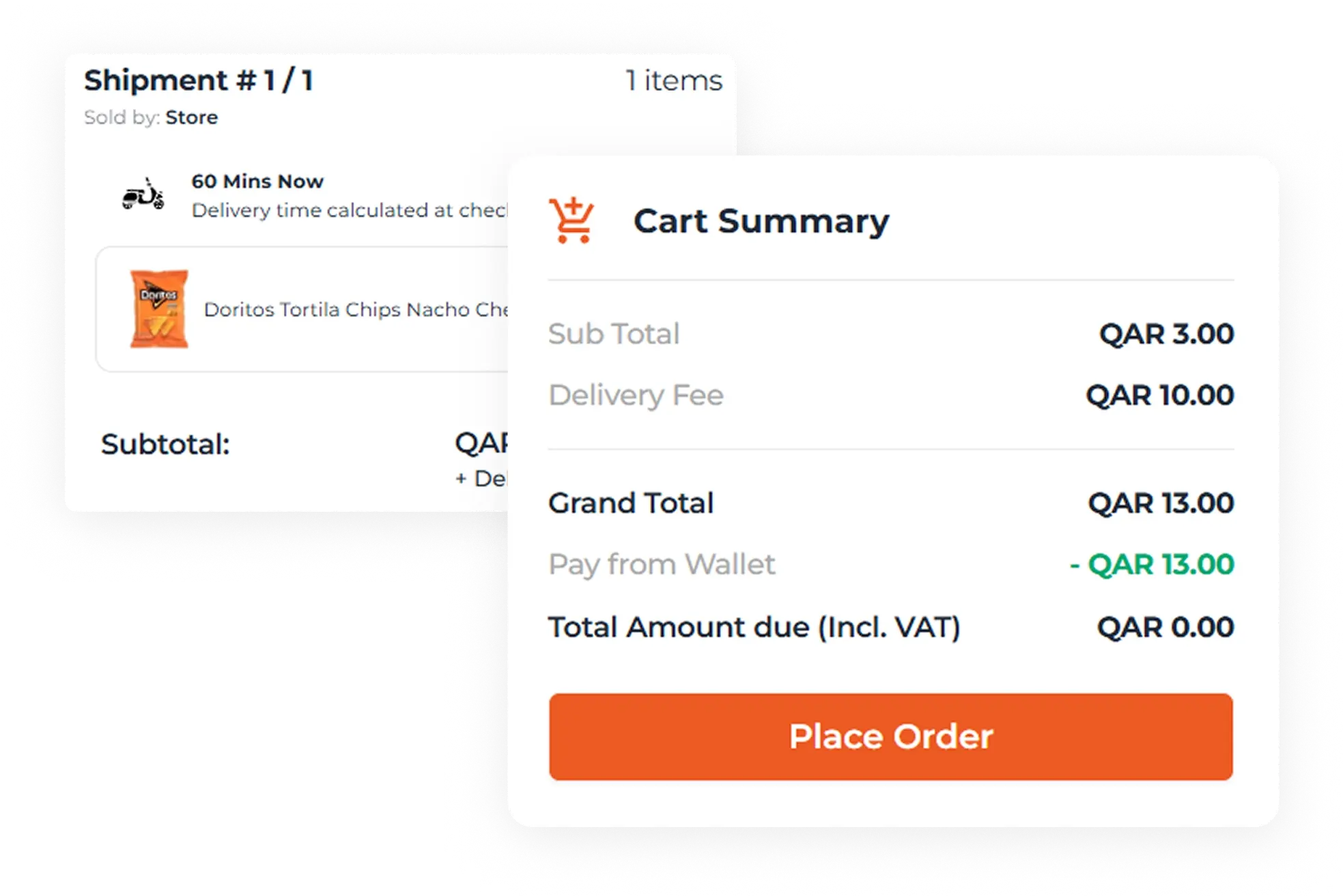 Place Order